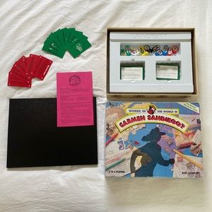 Vintage “Where in the World is Carmen Sandiego?” Board Game by University Games